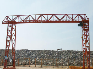 truss type single girder Gantry Crane